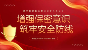 250821保密宣传  全国保密宣传教育ppt模板