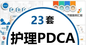260404护理PDCA【PPT模板】医疗护理PDCA循环案例品管圈成果汇报PPT模